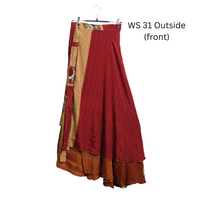 Flowy Reversible Wrap Skirt