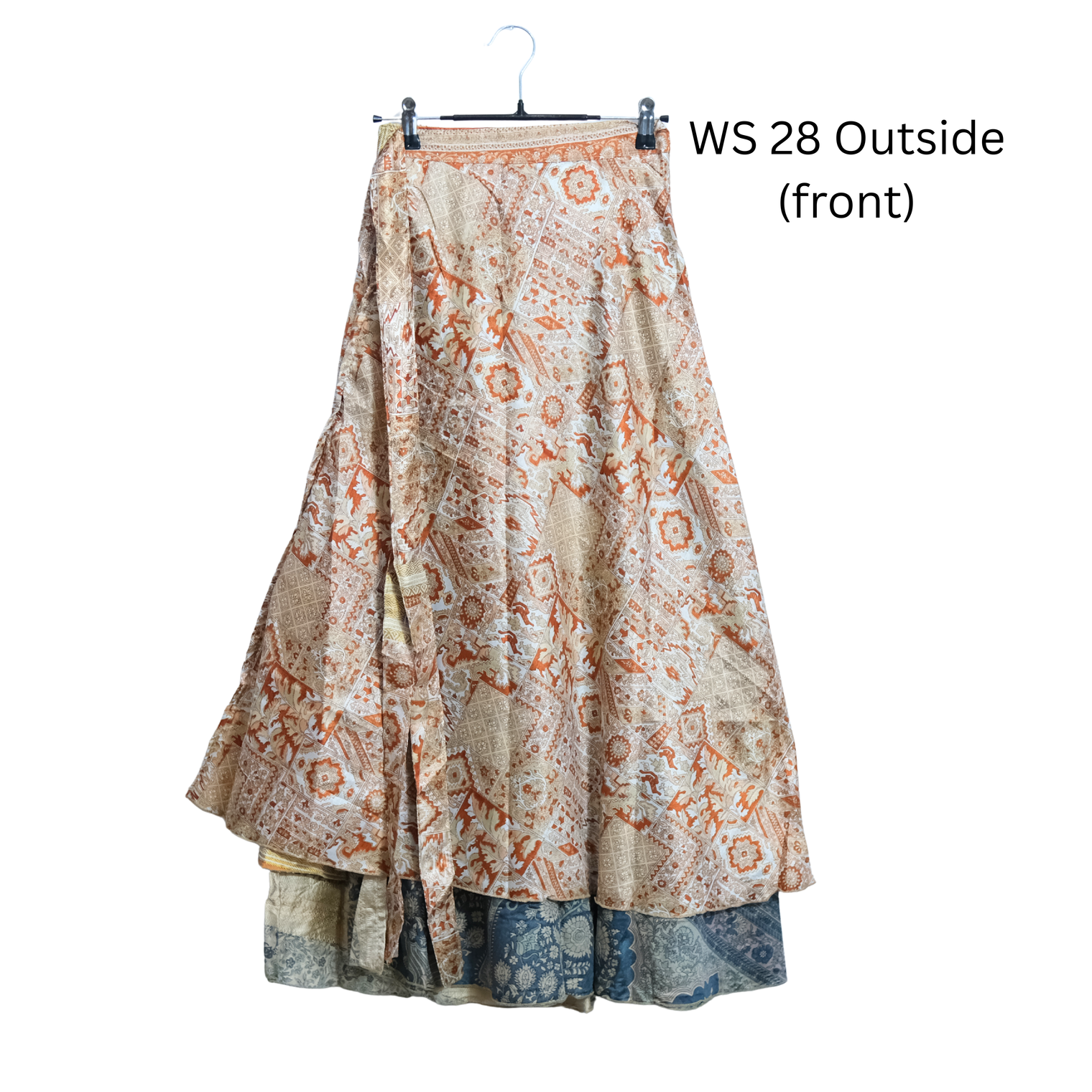 Reversible Wrap Flowy Skirt