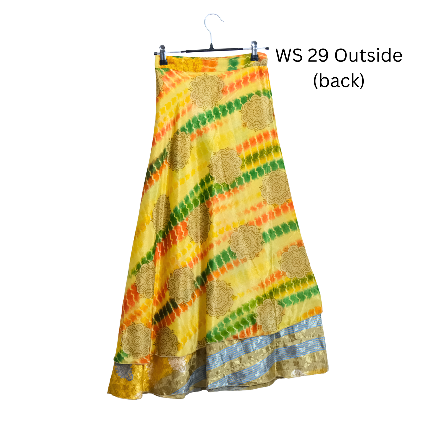 Reversible Wrap Flowy Skirt