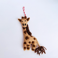Felt Giraffe Ornament