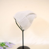 Unisex Solid Color Beanie with Fleece Lining