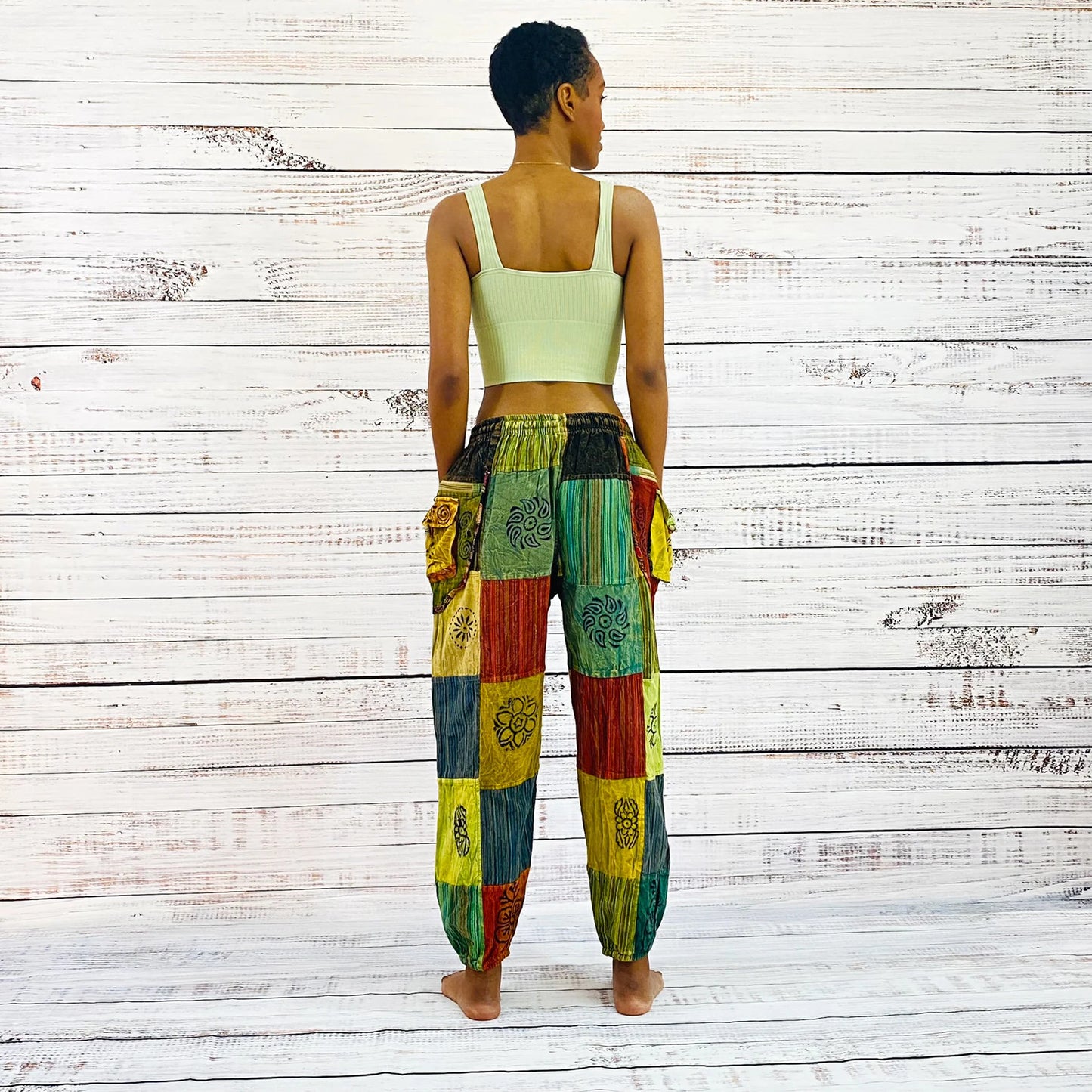 Patchwork Unisex Boho Pant