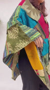 Patchwork Hooded Fall/Winter Ponchos