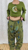 Whimsy Goth Cotton Cargo Pants