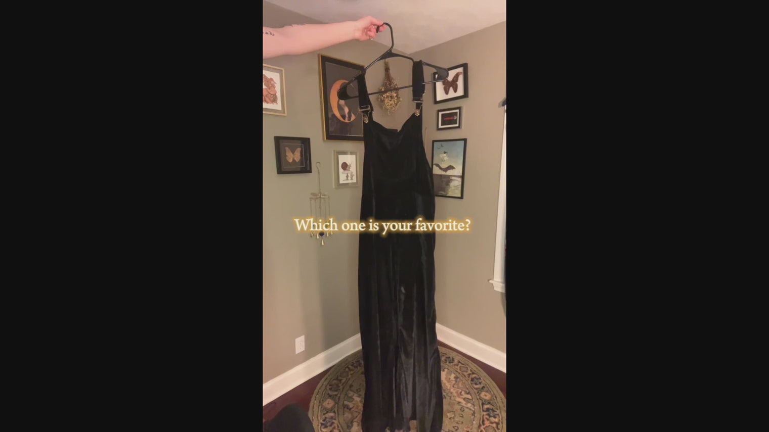 Whimsy Velvet Wide Leg Jumpsuit