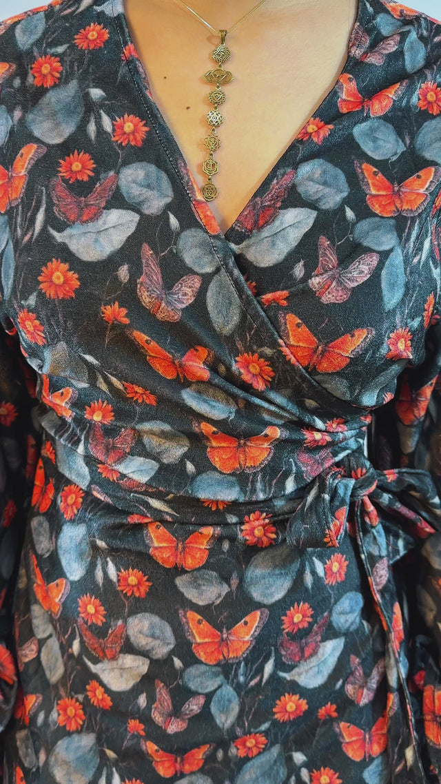 Moonlit Fae Wrap Dress