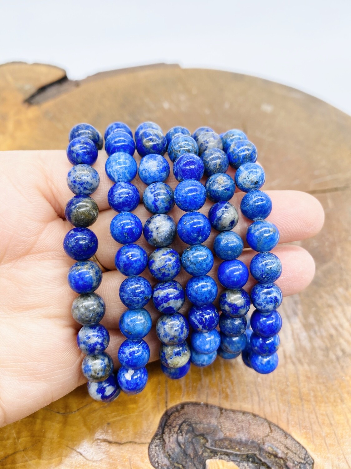 Aquamarine & Lapis Lazuli Combination Bracelet – Art Attention