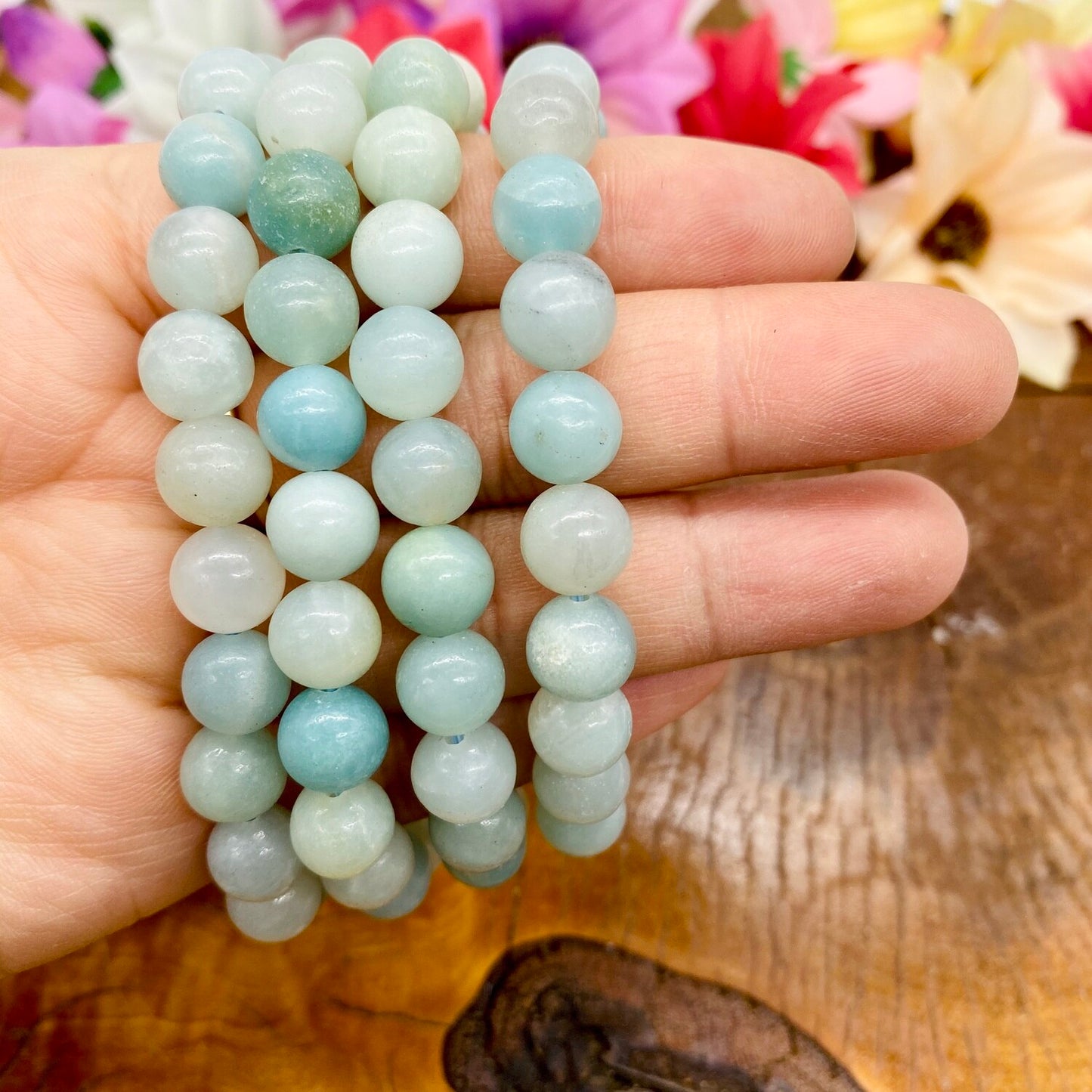 Aquamarine Bracelet, Crystal for Cleansing and Meditation