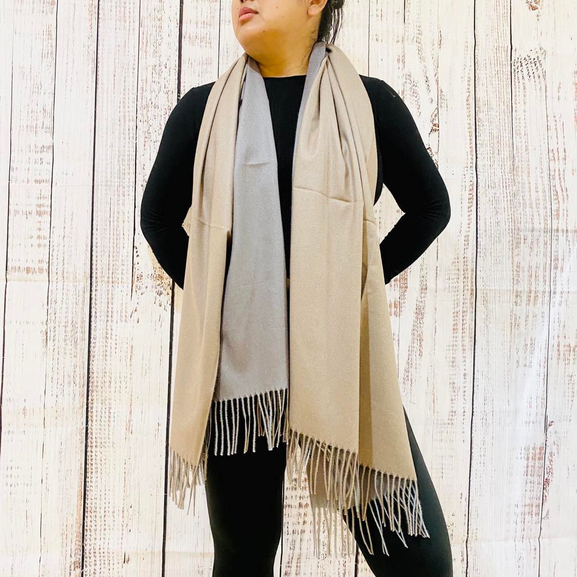 Handwoven Pashmina Reversible Unisex Scarves