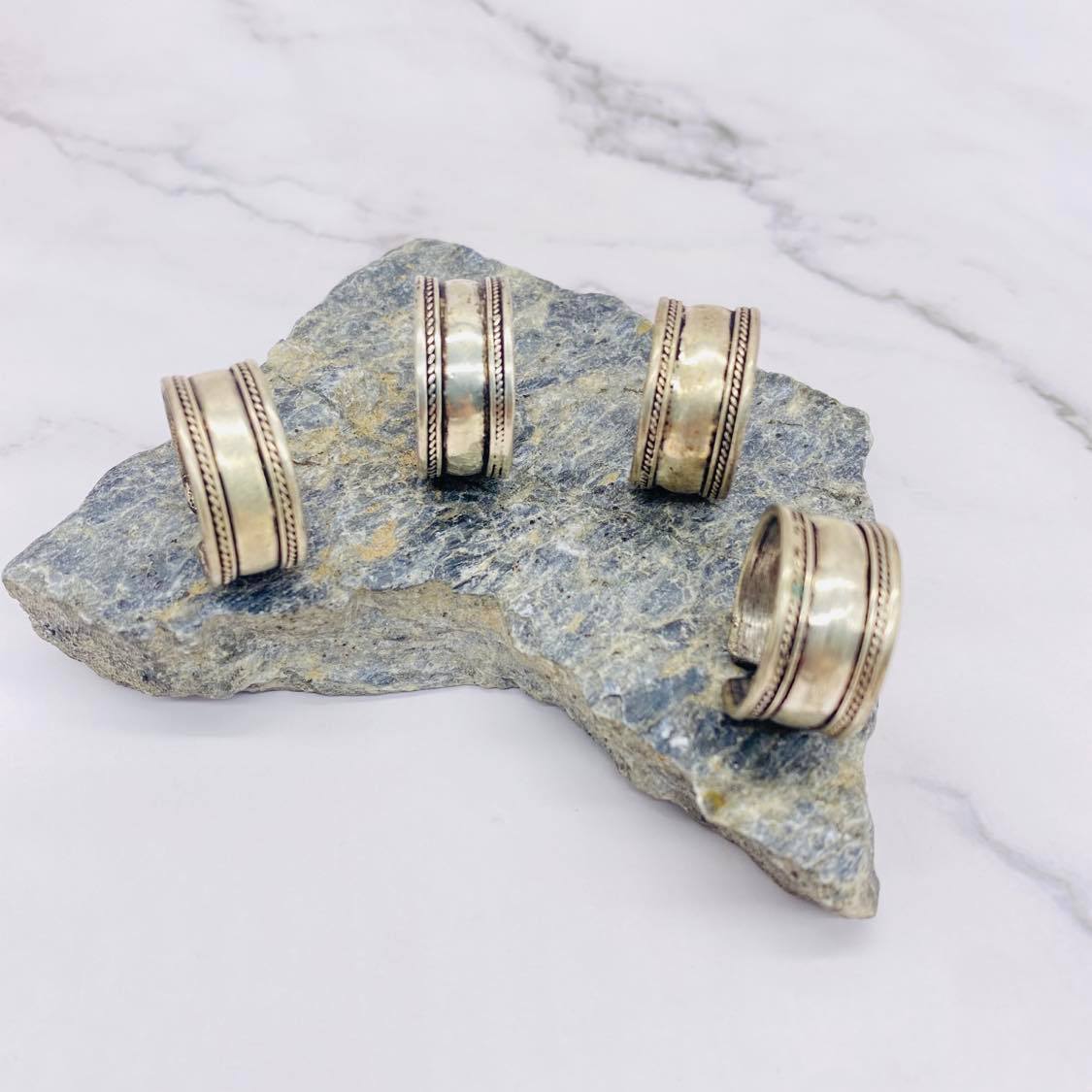 Plain Silver Ring, Bohemian Jewelry, Adjustable Ring, Handmade Jewelry, Unisex Ring