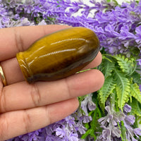 Tiger Eye Vaginal Crystal, Yoni , Divine Feminine, Crystal Carvings, Yoni Vulva Vaginal Female Parts,  Crystal Gift,  Goddess Energy