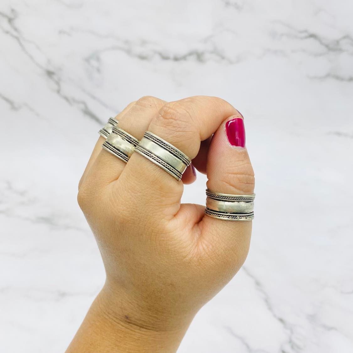 Plain Silver Ring, Bohemian Jewelry, Adjustable Ring, Handmade Jewelry, Unisex Ring