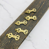 Dorje Pendant, Gold Vajra Pendant, Handmade Buddhist Amulet, Symbol of Protection, Single Dorje Jewelry, Buddhist Talisman, Buddhist Mantra