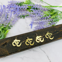 Ethnic Handmade OM Pendant, Sanskrit Ohm Charm, Blue Red Om Jewelry, Spiritual Gift, Meditation Jewelry, Aum Pendant from Nepal