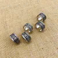 Filigree Ring, Bohemian Ring, Handmade Silver Adjustable Ring from Nepal, Unisex Band Ring, Gift for Her, Statement Ring, Hippie Ring