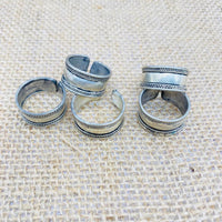 Plain Silver Ring, Bohemian Jewelry, Adjustable Ring, Handmade Jewelry, Unisex Ring