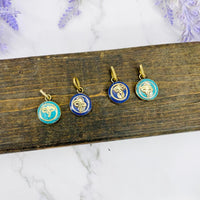 Buddha Eye Pendant, Symbol of Peace, Buddha Charm, Handmade Buddhist Pendant, Buddhist Amulet, Talisman, Protection Charms