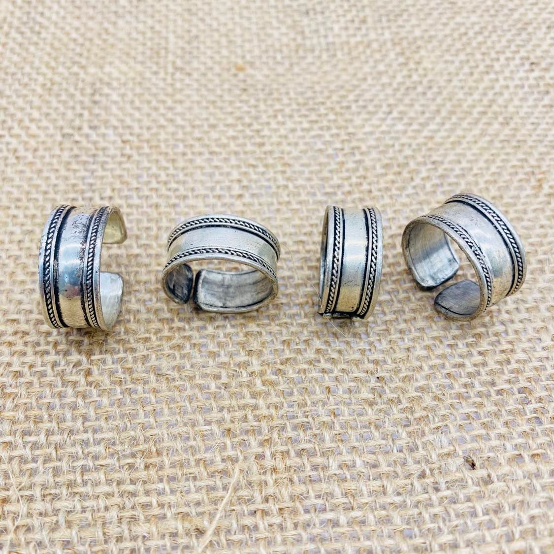 Plain Silver Ring, Bohemian Jewelry, Adjustable Ring, Handmade Jewelry, Unisex Ring