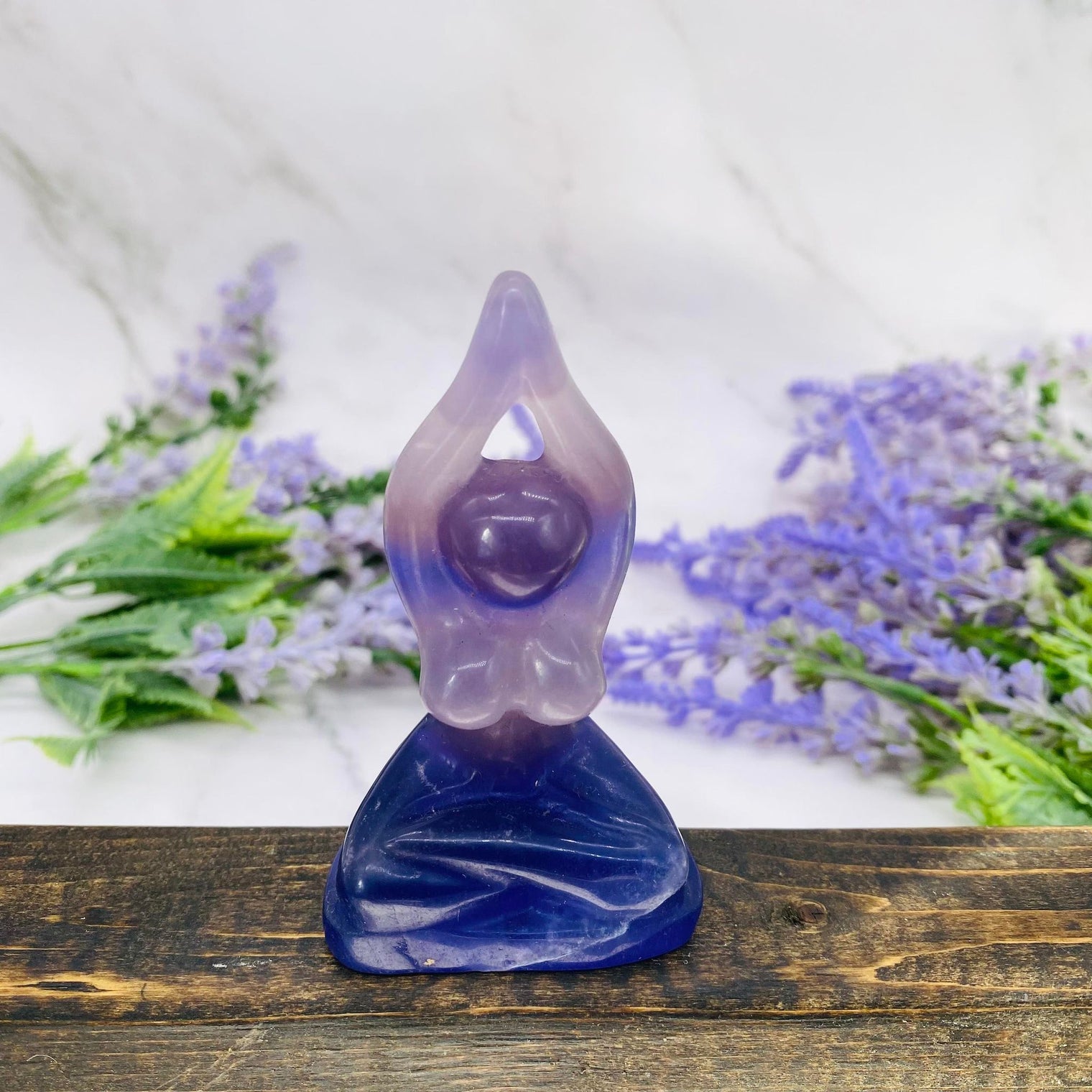Mother Earth Crystal Statue, Gaia, 3 inches Mother Earth Altar Carvings, Mother Nature, Rose Quartz, Fluorite, Aventurine Gaia,Gift for Her