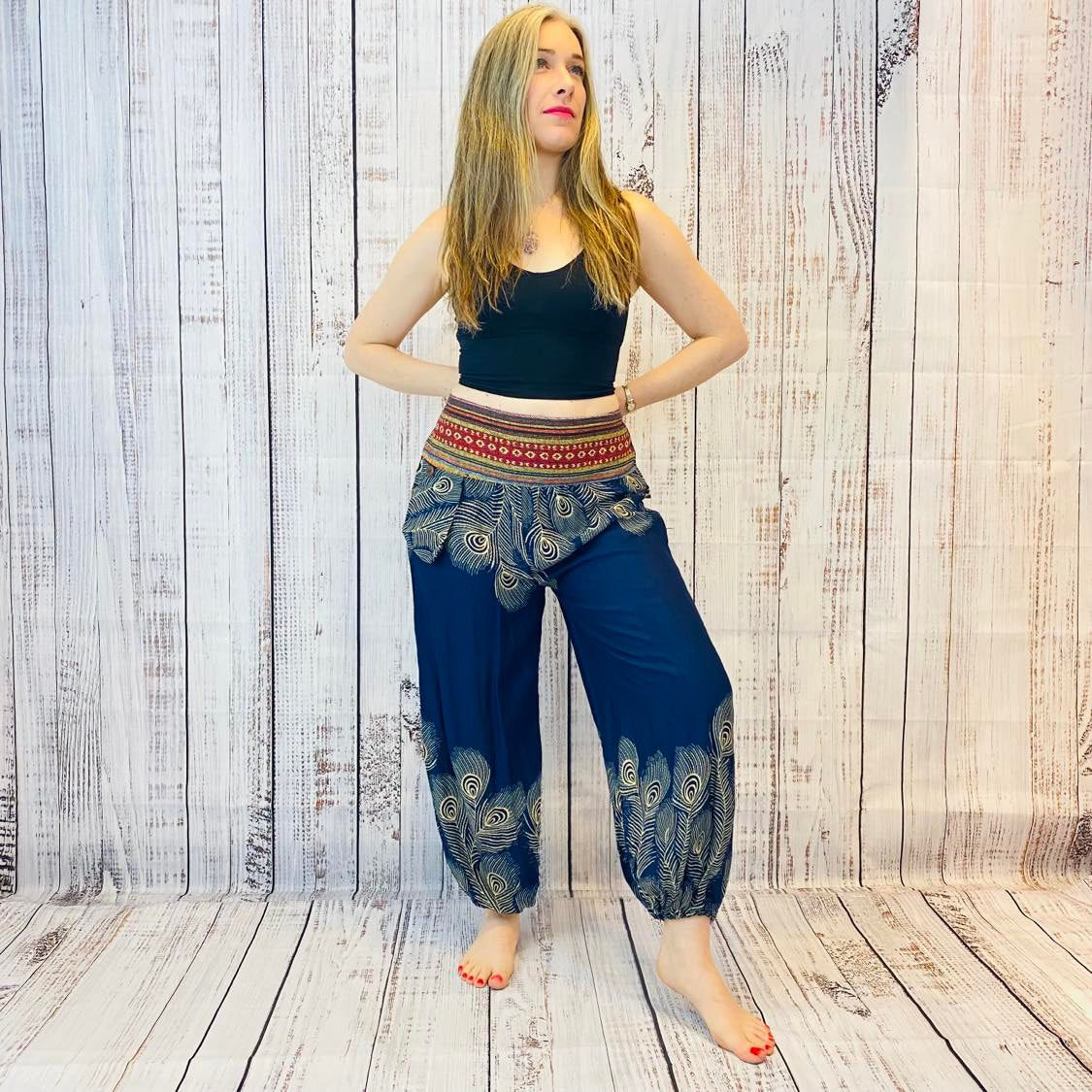 Patchwork Summer Pants With Pockets, Harem Yoga Pants, Bohemian Light  Weight Trousers, Hippie Beach Style, Festival Fashion, Retro Style -   Canada