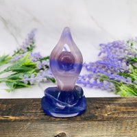 Mother Earth Crystal Statue, Gaia, 3 inches Mother Earth Altar Carvings, Mother Nature, Rose Quartz, Fluorite, Aventurine Gaia,Gift for Her