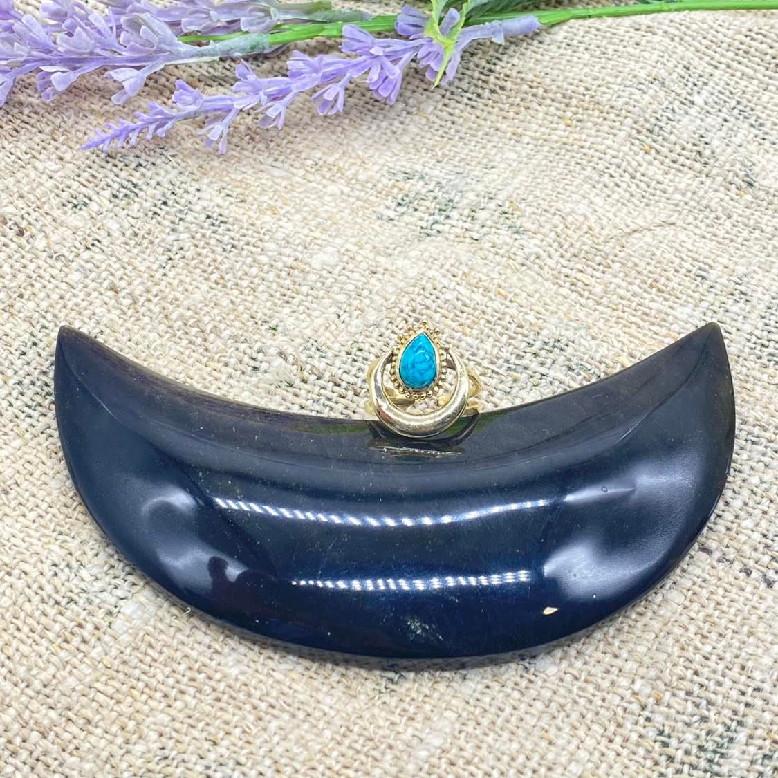 Crescent Moon Style Bohemian Rings, Handmade Jewelry, Gift For Her, Stackable Rings, Boho Style Rings, Adjustable Gold Rings, Vintage Style