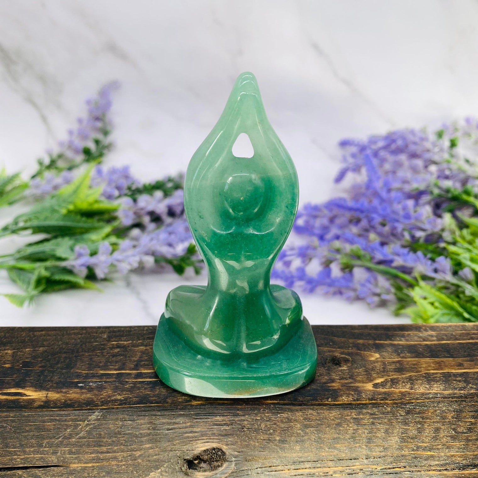 Mother Earth Crystal Statue, Gaia, 3 inches Mother Earth Altar Carvings, Mother Nature, Rose Quartz, Fluorite, Aventurine Gaia,Gift for Her