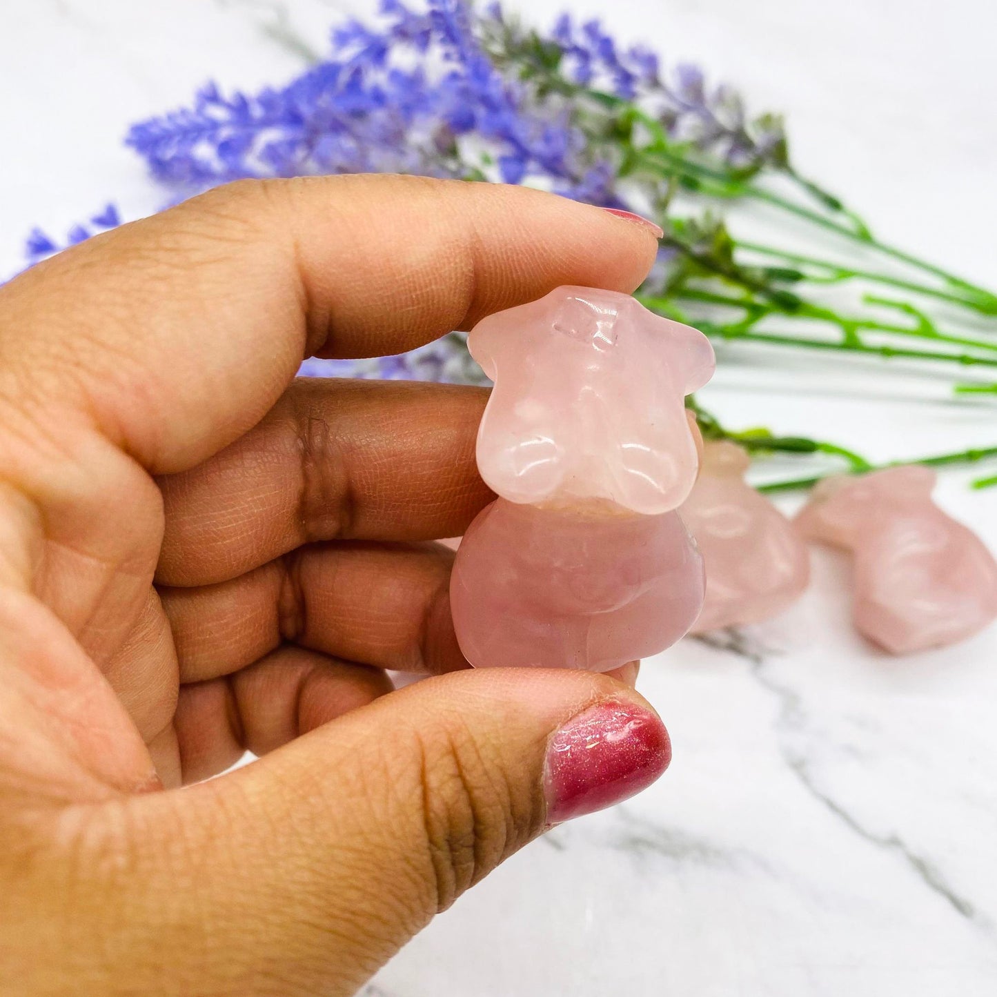 Rose Quartz Female Body Carvings, 1.5 inches Crystal Body Carvings, Self Love Crystal, Crystal Goddess, Crystal Decor, Crystal Gift