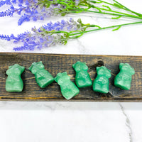 Green Aventurine Female Body Crystal, 1.5 Inches Female Body Torso Carvings,  Crystal Decor, Healing Crystal, Unique Crystal Gift