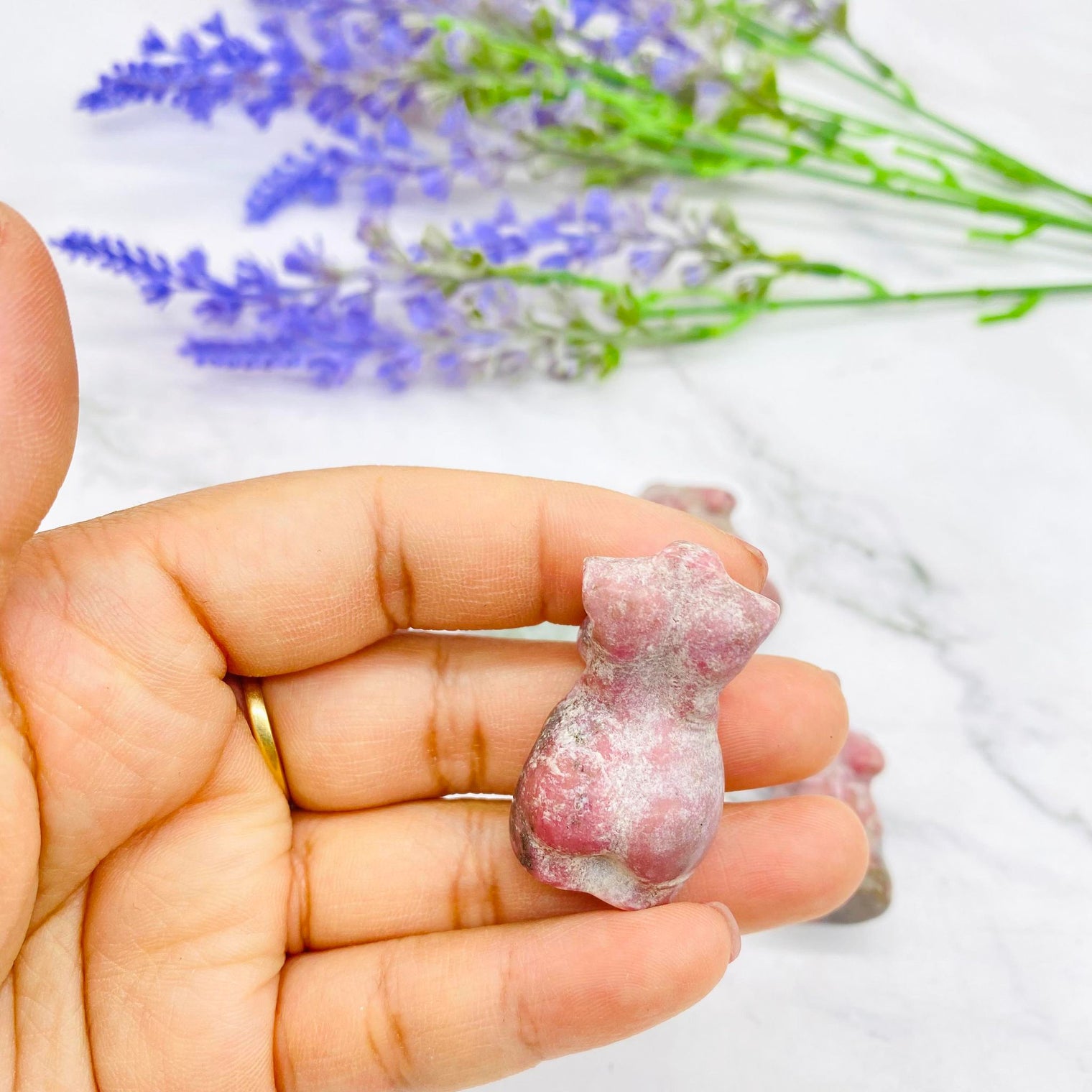 Crystal Female Body Torso, Labradorite Body Crystal, Rhodonite Body Crystal, Healing Crystals, 2 inches , Divine Goddess