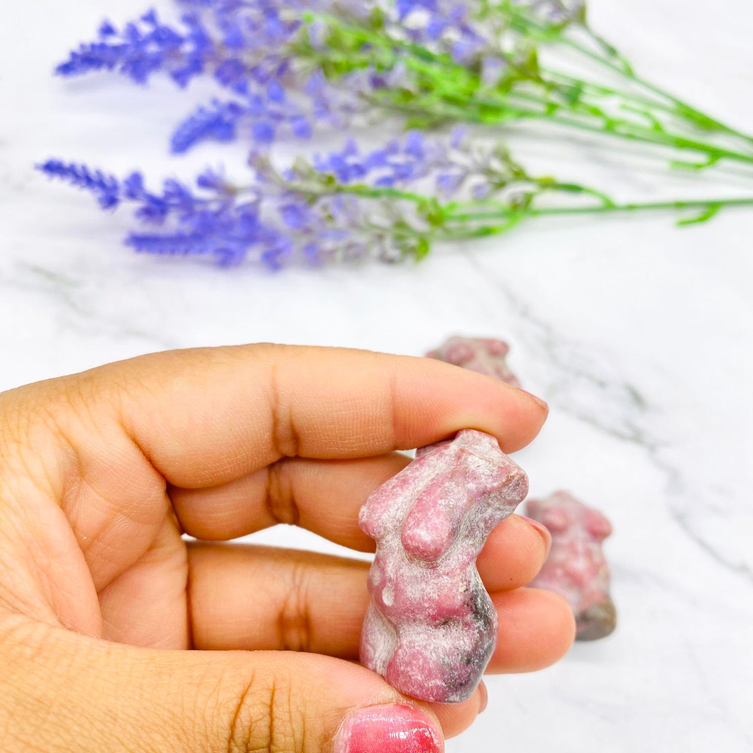 Crystal Female Body Torso, Labradorite Body Crystal, Rhodonite Body Crystal, Healing Crystals, 2 inches , Divine Goddess