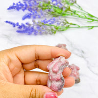 Crystal Female Body Torso, Labradorite Body Crystal, Rhodonite Body Crystal, Healing Crystals, 2 inches , Divine Goddess