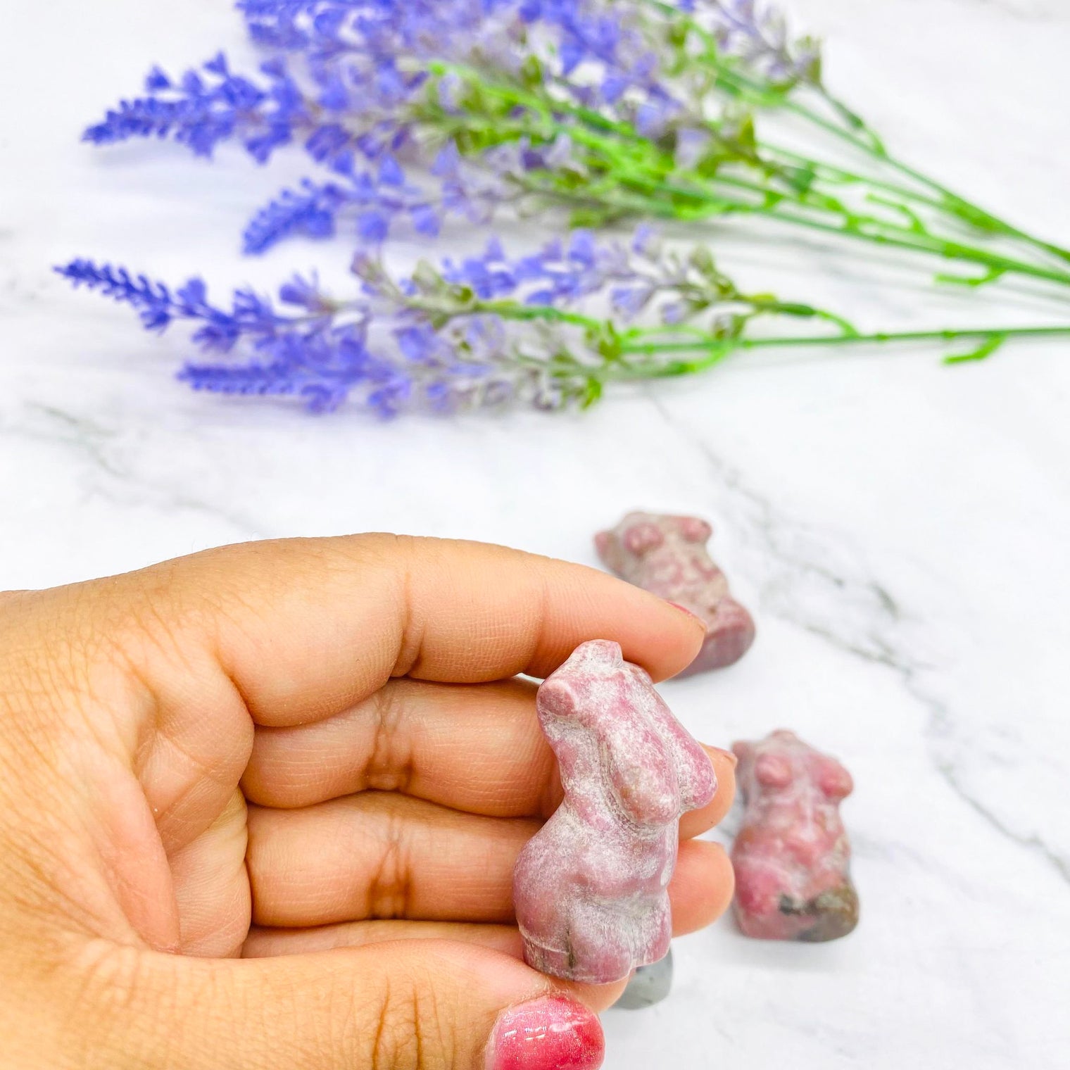 Crystal Female Body Torso, Labradorite Body Crystal, Rhodonite Body Crystal, Healing Crystals, 2 inches , Divine Goddess