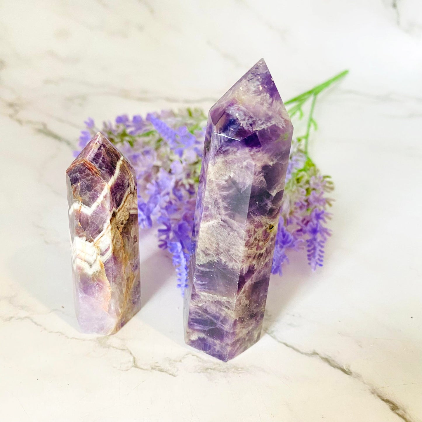 Chevron Amethyst Wand, Amethyst Point, Healing Crystal, Amethyst Point, Healing Crystal