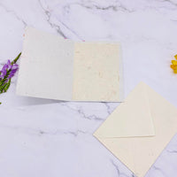 Lokta Paper Greeting Card, Handmade Note Card, Ecofriendly Greeting Card, Set of 6 Card with Envelopes, Unique Fish Note Card, Stationary Gift