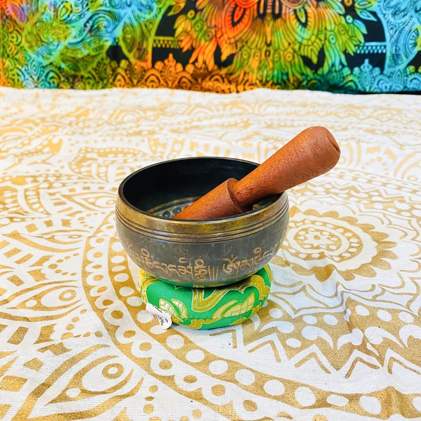 4 inches Healing Mantra Engraved Singing Bowl