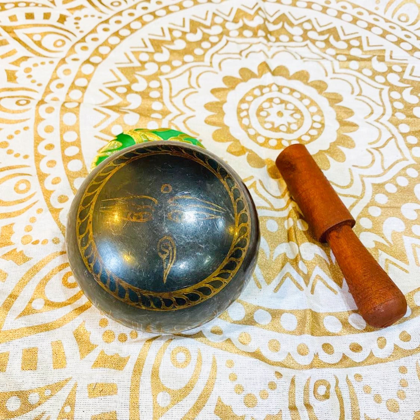 4 inches Healing Mantra Engraved Singing Bowl