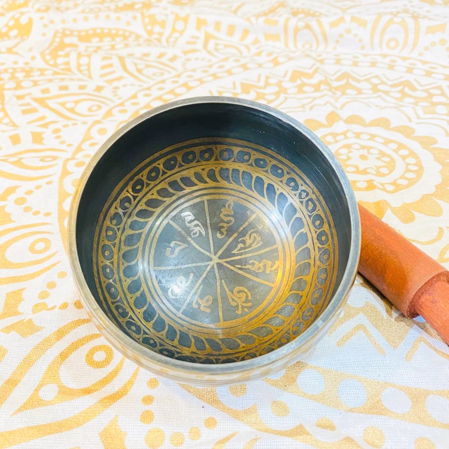 4 inches Healing Mantra Engraved Singing Bowl