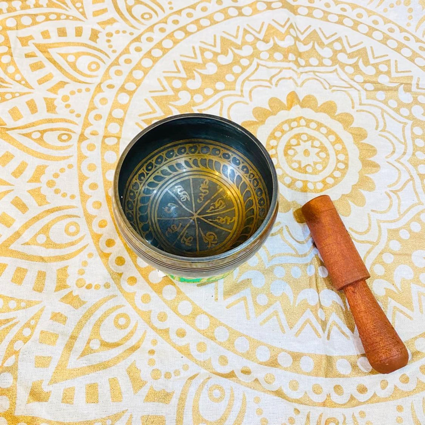 4 inches Healing Mantra Engraved Singing Bowl