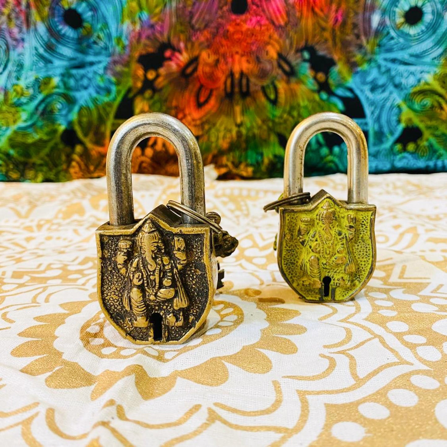 Lord Ganesha Small Vintage PadLocks