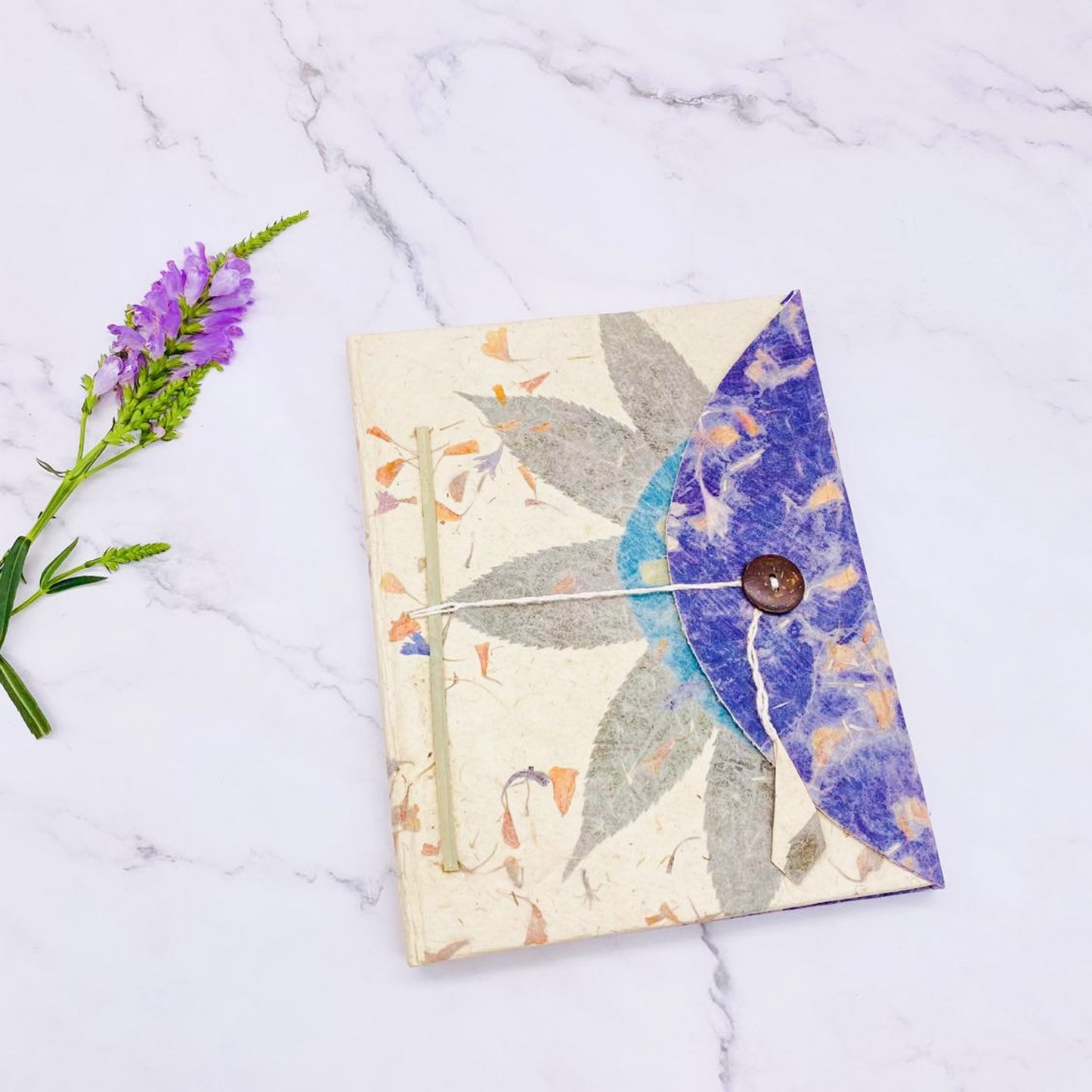 Handmade Flower Design Note Book