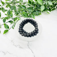 8 MM Lava Stone Beaded Bracelet, Crystal for Creativity