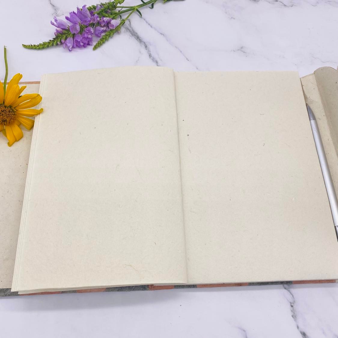 Handmade Flower Design Note Book