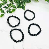 8 MM Lava Stone Beaded Bracelet, Crystal for Creativity