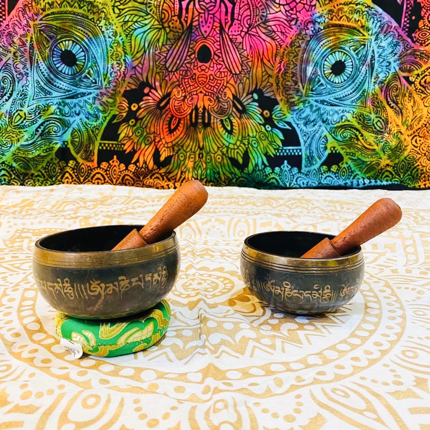 4 inches Healing Mantra Engraved Singing Bowl