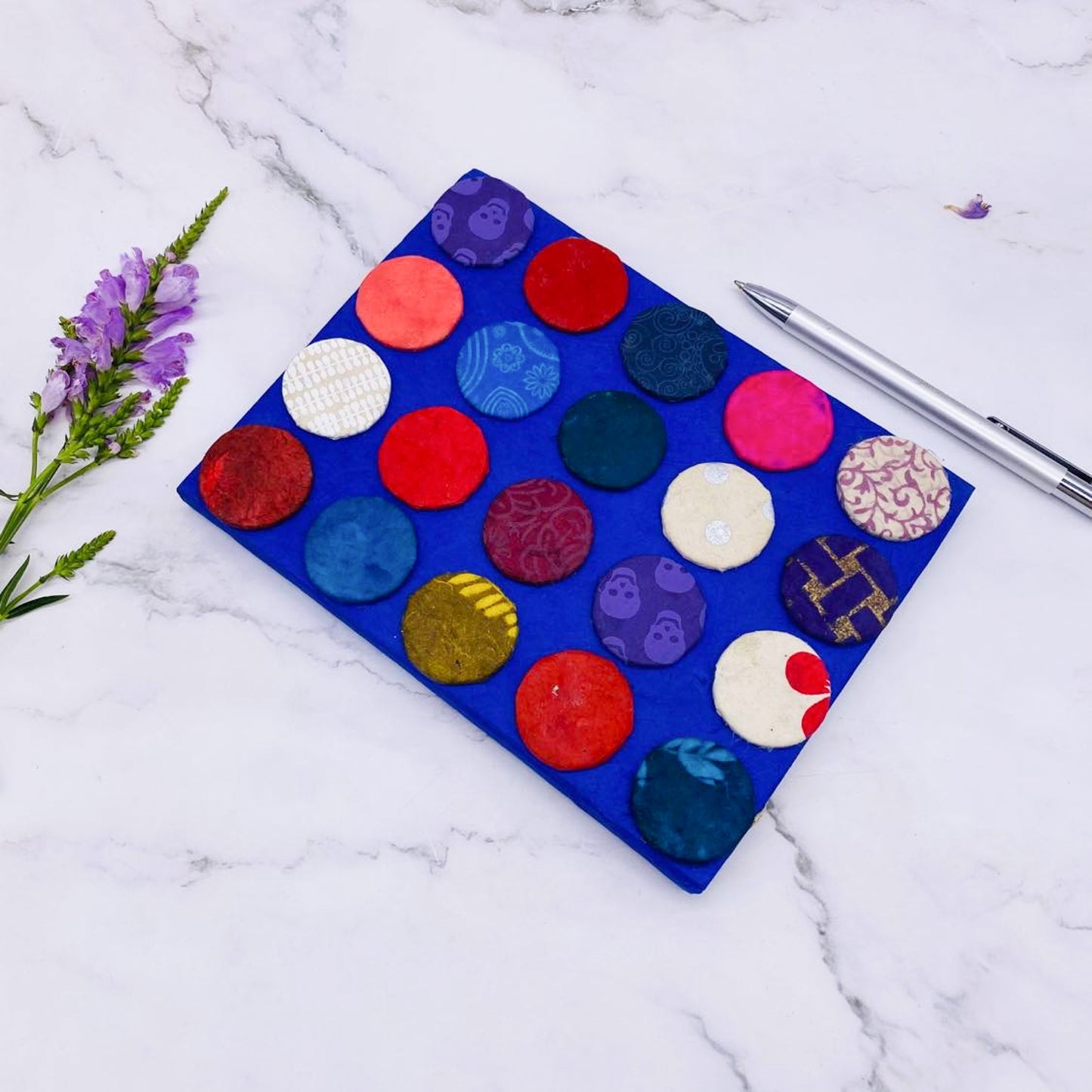 Hand Painted Eco Friendly Lokta Journal