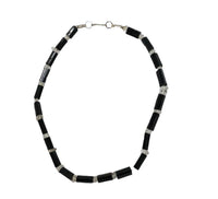 Raw Black Tourmaline Necklace with Herkimer Diamond