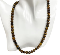 8 MM Tiger Eye Necklace
