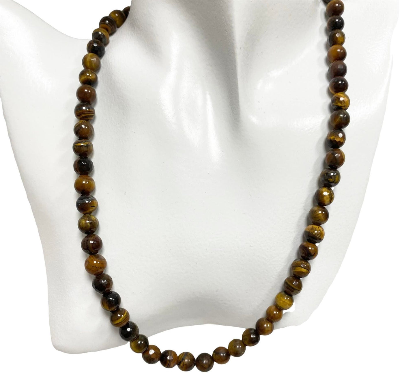 8 MM Tiger Eye Necklace