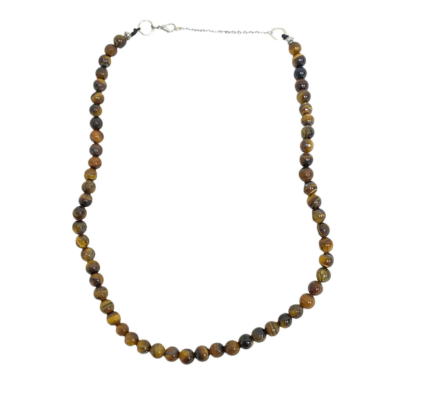 8 MM Tiger Eye Necklace